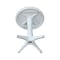 International Concepts Round 30 in Round Top Pedestal Table, 34.9 inH, White, 30 W, 30 L, 35.9 in H, Wood, White K08-30RT-27B-6B - alternate 4